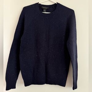 Bloomingdale's Dark Blue Crewneck Sweater
